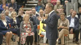 Donald Tusk w Kluczborku