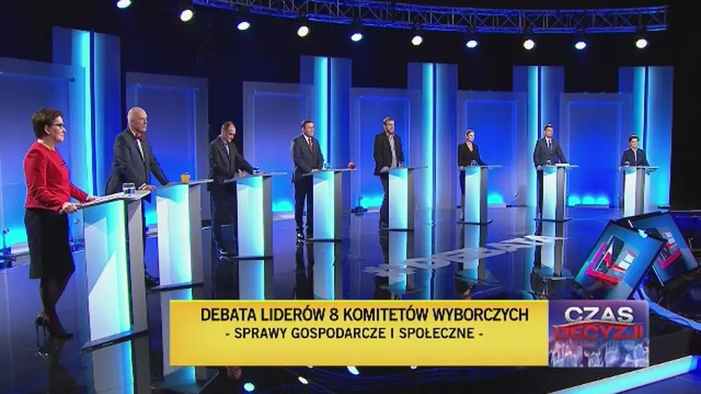 Pierwsza seria pytań w debacie przedwyborczej - emerytury