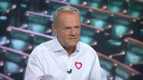 Donald Tusk był gościem programu "Fakty po Faktach"