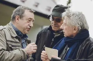 Roman Polański z wnukiem Stefanii i Jana Buchałów
