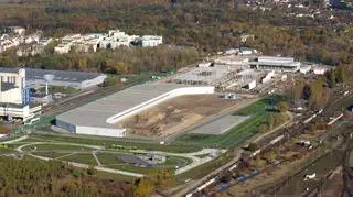 Widok od strony Trasy Katowickiej