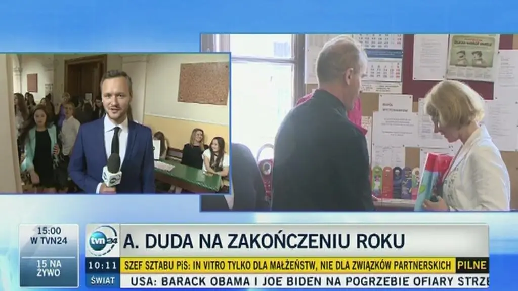 Ze swoimi uczniami żegna się Agata Kornhauser-Duda