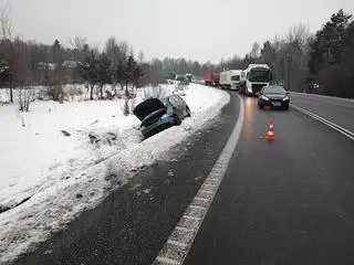 Karambol w Mniowie pod Kielcami