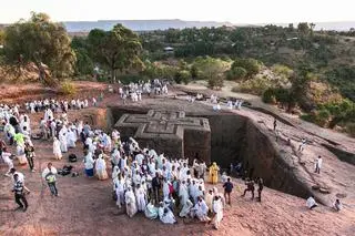 Etiopskie miasto Lalibela znajduje się na liście UNESCO 