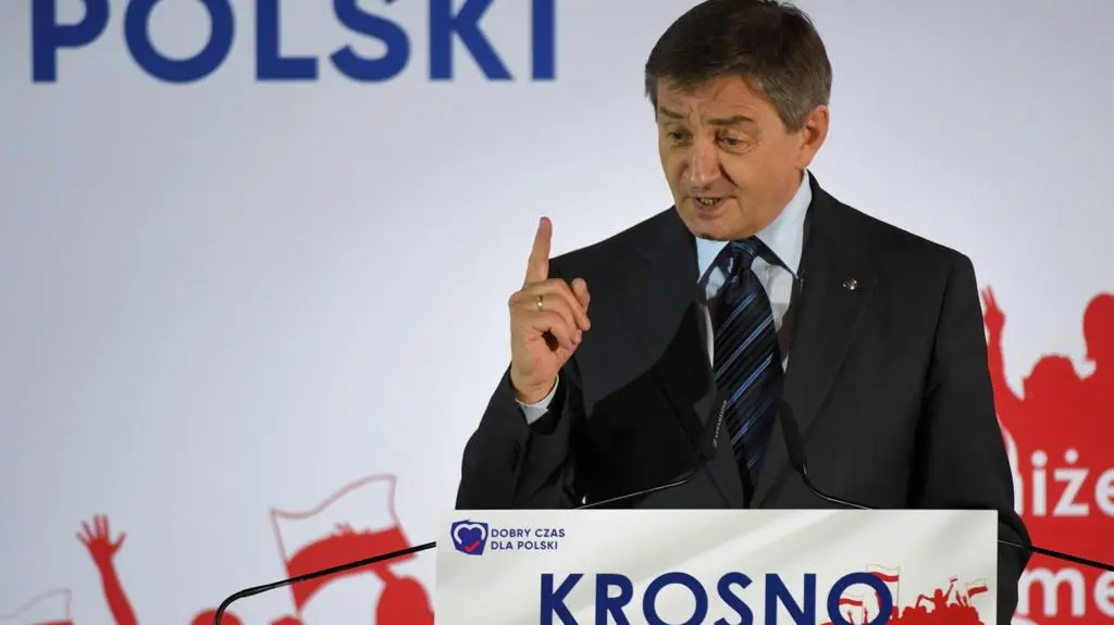 Na konwencji PiS w Krośnie wystąpił też były marszałek Sejmu Marek Kuchciński