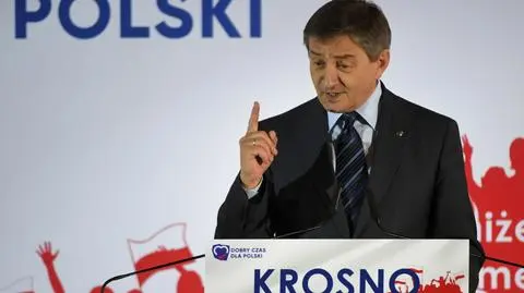 Na konwencji PiS w Krośnie wystąpił też były marszałek Sejmu Marek Kuchciński