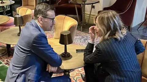 Mateusz Morawiecki w Brukseli spotkał się z Giorgią Meloni
