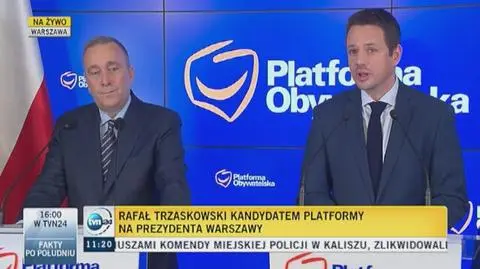 Trzaskowski kandydatem na prezydenta Warszawy