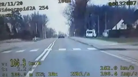 Blisko 170 kilometrów na godzinę w obszarze zabudowanym