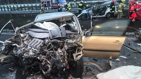 Wjechał na drogę ekspresową pod prąd. Zginęły dwie osoby