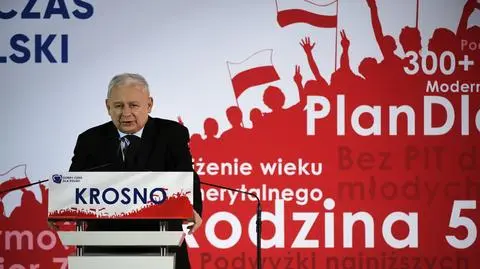 Jarosław Kaczyński na konwencji w Krośnie: opozycja chce zlikwidować demokrację