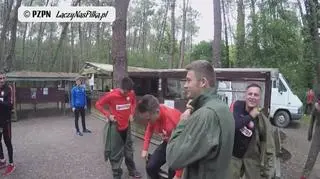 "Poszło w deskę i mi prysnęło, schodzę". Kadra na paintballu