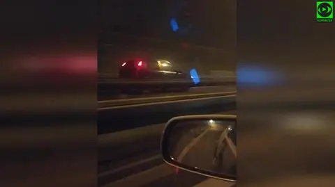 Jechał pod prąd, trąbiły na niego ciężarówki. "Chyba wiedział, co zrobił"