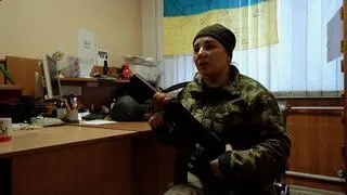 Wiktoria jest weteranką z Donbasu