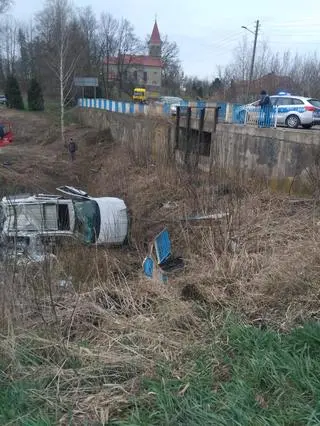 Kierowca trafił do szpitala