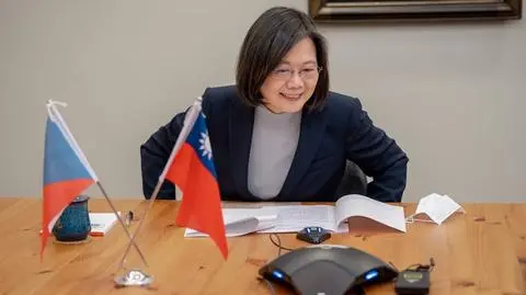 Czeski prezydent elekt rozmawiał z przywódczynią Tajwanu