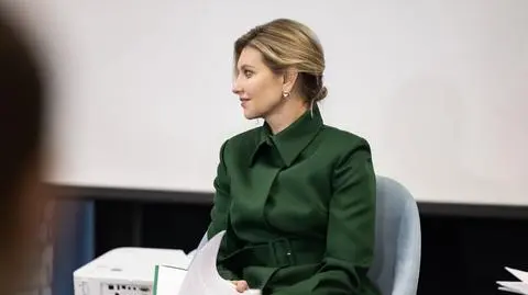 Jej mąż jest dla Putina "celem numer jeden", ona i ich dzieci "celem numer dwa". Kim jest Ołena Zełenska?