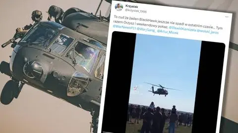 Black Hawki nad głowami publiczności. "Niedopuszczalnie niski przelot"