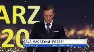 Reporter "Czarno na białym" Marcin Gutowski zajął piąte miejsce w głosowaniu na Dziennikarza Roku  