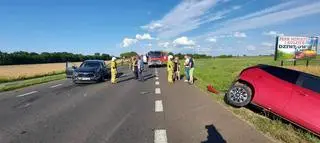 Wrzosowo. Dwa wypadki w tym samym miejscu w kilka godzin