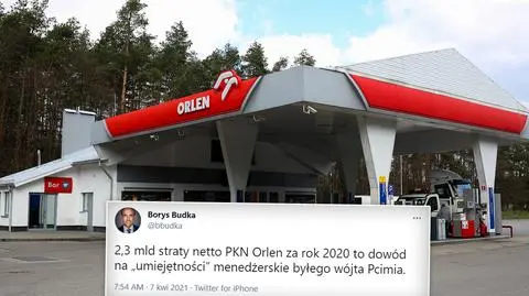Szef PO pisze o "stratach" Orlenu i "umiejętnościach" Daniela Obajtka. Rzeczniczka spółki odpowiada