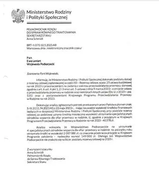 Ośrodek SOS w Lesku i trzy inne ośrodki SOW na Podkarpaciu nie dostaną dotacji z rezerwy budżetowej 