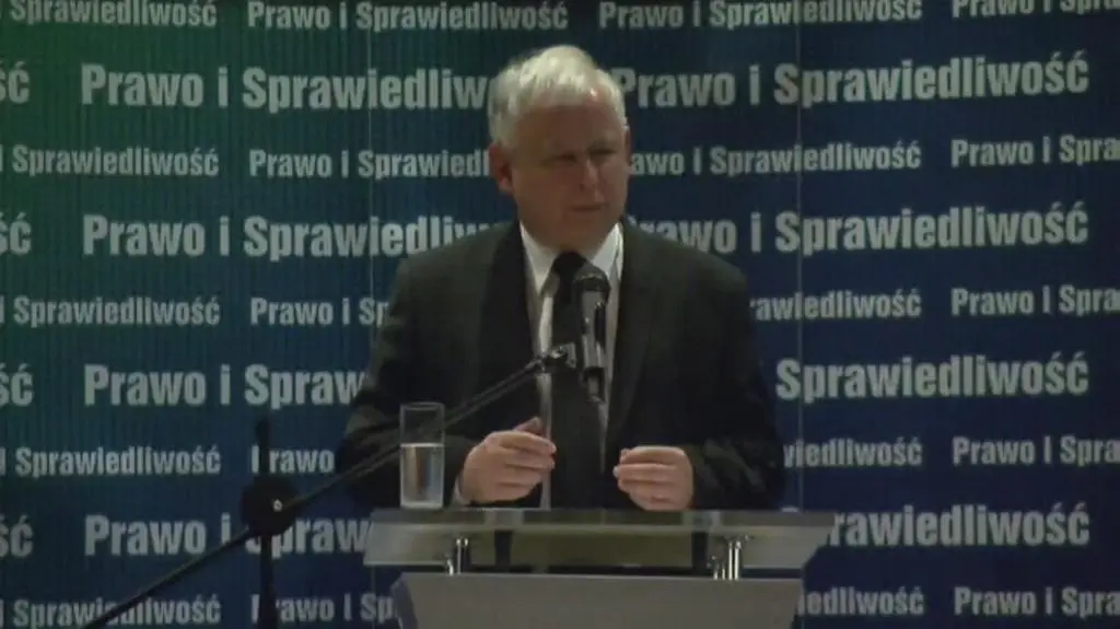 Przemówienie Jarosława Kaczyńskiego w kinie Wisła
