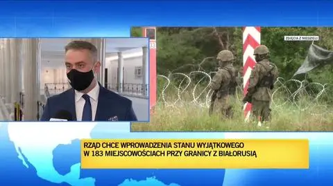 Gawkowski o stanie wyjątkowym