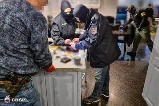 Policjanci w akcji