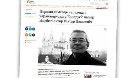Na Białorusi zmarła pierwsza zakażona koronawirusem osoba 
