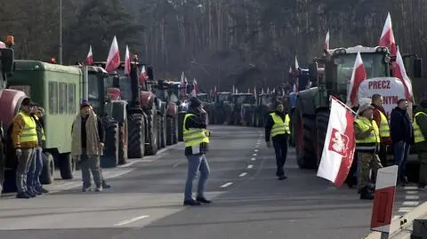 Trwa blokada przejścia granicznego z Niemcami. Rolnicy protestują
