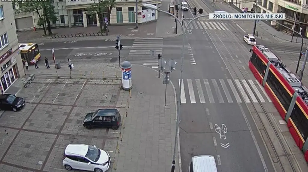 Przejazd tramwaju-widmo przez Łódź