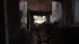 Zniszczenia w Iziumie  