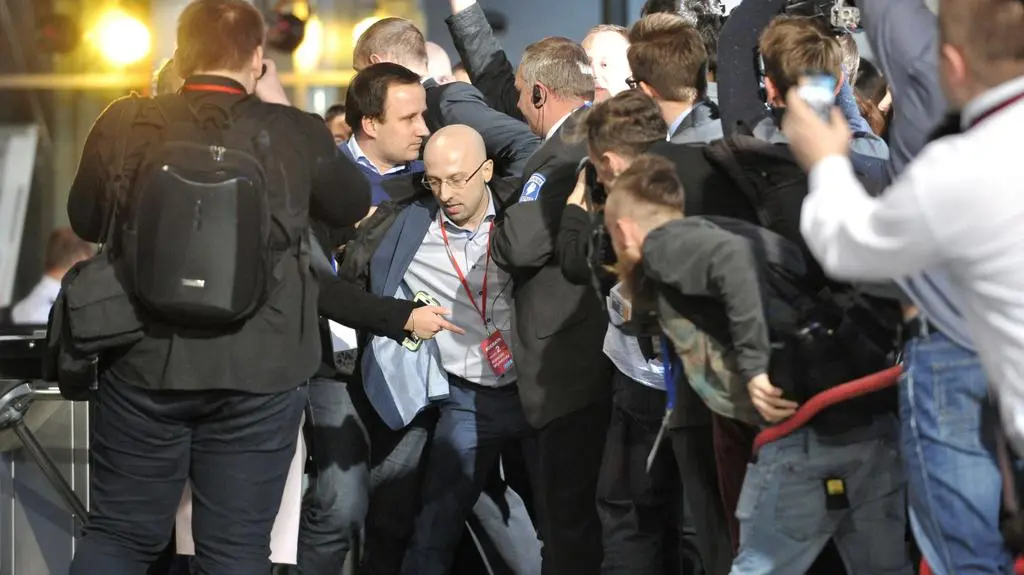 Łapiński: szarpali nasze koleżanki stąd chaos