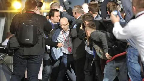 Łapiński: szarpali nasze koleżanki stąd chaos