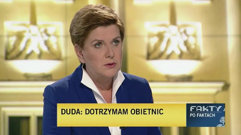 Szydło: sztandarowe projekty Dudy jeszcze przed wyborami