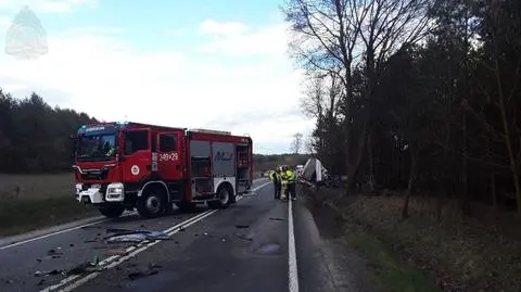 Kierowca zginął na miejscu
