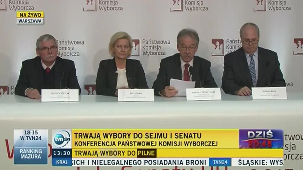 Przewodniczący PKW: na godz
