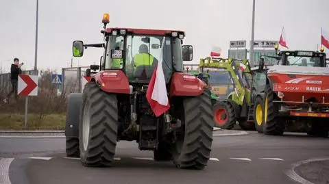 W niektórych miejscach rolnicze blokady będą trwały całą noc