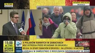 Polacy wśród rannych w Brukseli