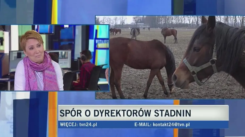 Rozmowa z Anną Stojanowską o usunięciu szefów stadnin w Janowie Podlaskim i Michałowie