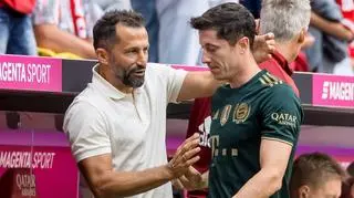 Hasan Salihamidzic and Robert Lewandowski