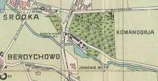 Zakłady Państwowego Monopolu Spirytusowego na planie miasta z 1929 r.