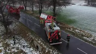 Strażacy jechali na pomoc 
