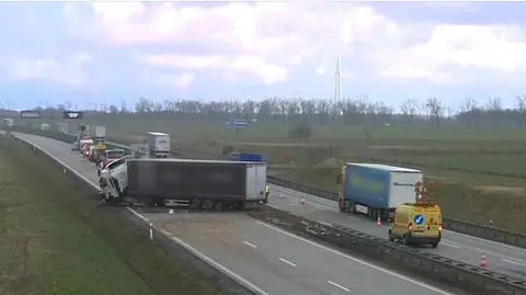 Po ośmiu godzinach jedna nitka autostrady A4 została odblokowana