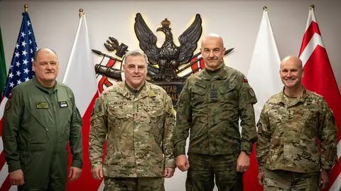 Generał Mark A. Milley w Polsce