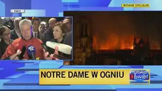 Strażak ratujący Notre Dame: zatrzymaliśmy rozprzestrzenianie się ognia