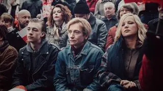Mateusz Wiecławek, Małgorzata Hajewska-Krzysztofik i Joanna Kulig w filmie "Kobieta z..."
