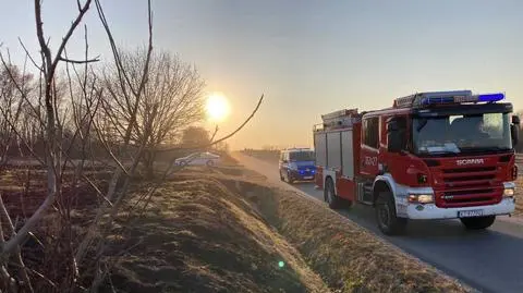 Podczas wypalania traw znaleziono zwłoki