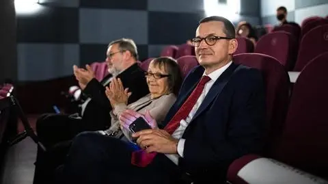 Premier Mateusz Morawiecki w kinie